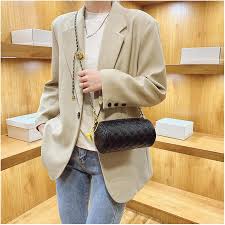 Bolso Chanel Mujer - Cilindro Crossbody Acolchado