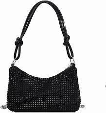 Elegante Bolso Negro Fiesta para Mujer - Anopo Pedrería