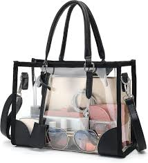 Bolso Transparente Aprobado con Cremalleras Ajustables