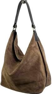 Bolso Ante Marrón Tamaño Grande - Ideal para Universidad y Trabajo