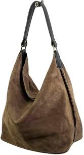 Bolso Ante Marrón Tamaño Grande - Ideal para Universidad y Trabajo