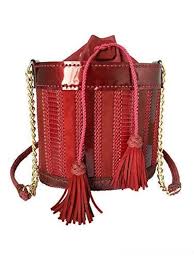 Bolso Granate Bombonera Carla - Elegancia Artesanal