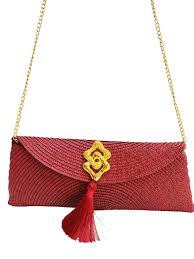 Clutch Fiesta: Elegancia Artesanal en Burdeos