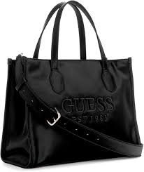 Bolso Guess Silvana Compartment Tote Black: Elegancia y Funcionalidad