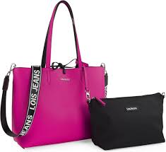 Bolso Lois Mediano Shopper Polipiel Reversible - Estilo y Versatilidad