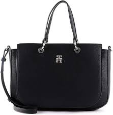 Bolso de Mujer Tommy Hilfiger Emblem Satchel: Elegancia y Estilo