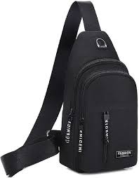 Mochila Cruzada Impermeable Bandolera Crossbody para Hombre