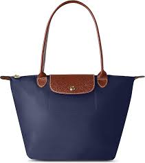 Bolso Longchamp de Tela para Mujer en Color Marino