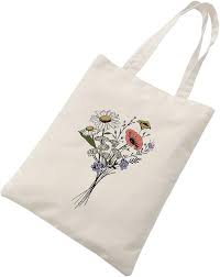 Bolso de Tela Plegable de Algodón Duradero y Reutilizable