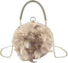 Clutch Fiesta Circular Ceremonia en Beige - Elegancia y Estilo