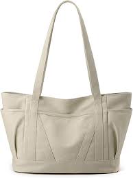 Bolso de Lona para Mujer con Cremallera de Alta Capacidad