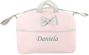 Bolso Carro Personalizado Danielstore en Rosa y Gris