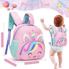 Bolso Niña 5 Años Tokeya Guardería Preescolar Seguridad Impermeable